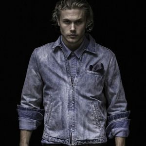 JACOB DAVIS SELVEGE TRUCKER JACKET SIZE M